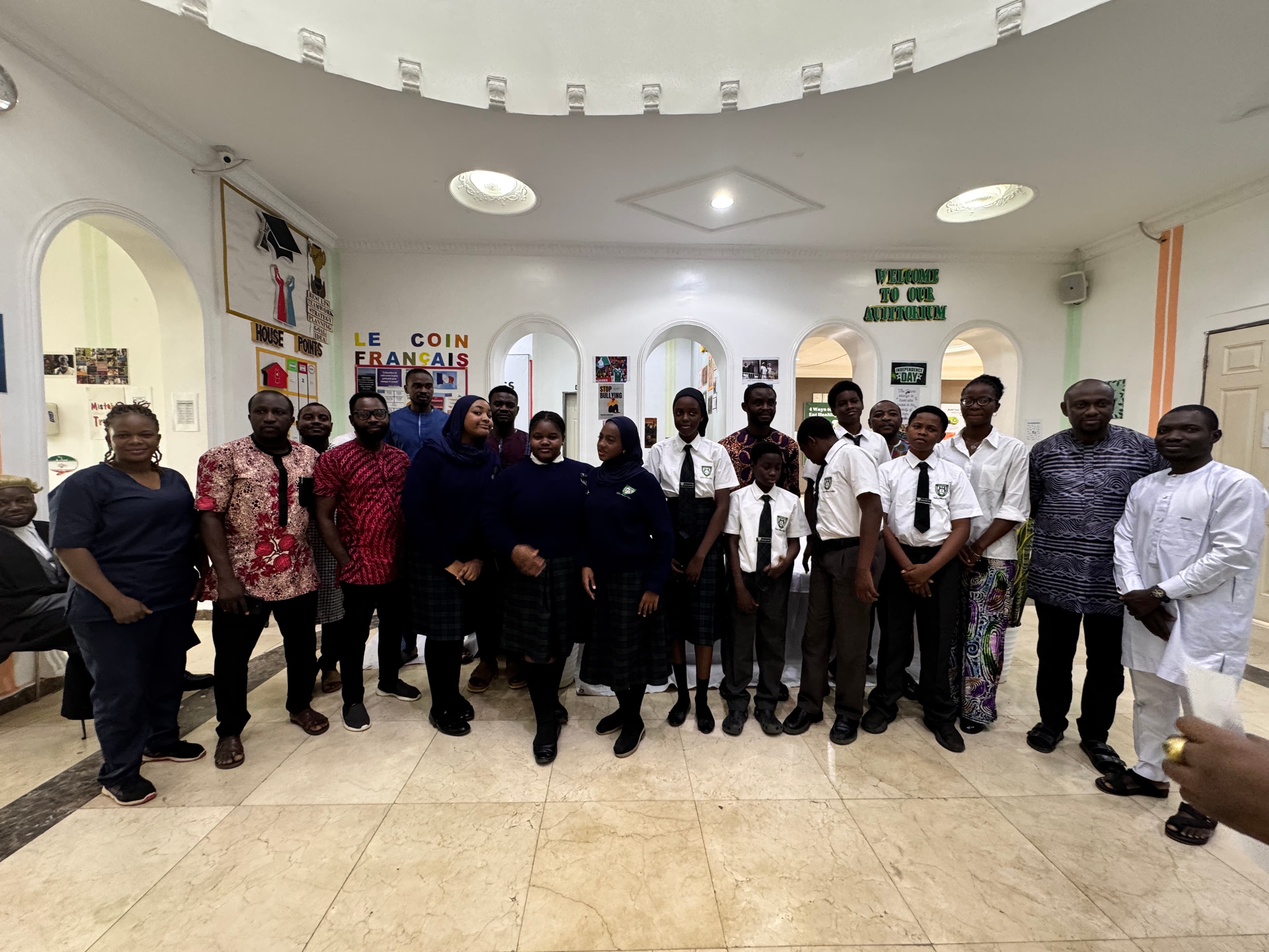 Students at assembly